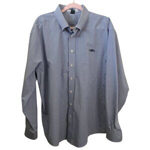 Menemsha Blues Martha's Vineyard Nwot Gingham Easy Care Button Shirt Size XL